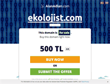 Tablet Screenshot of ekolojist.com